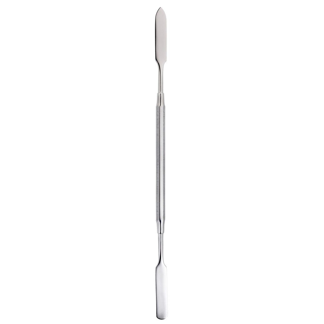 Lot de 2 spatules double gris acier inoxydable 36.5 cm x 7.8 cm