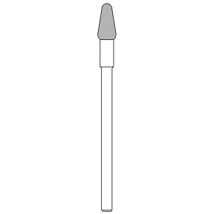 Fraise Carbure de Tungstène Diamètre 4 mm Onychogryphoses et Hyperkératoses Micromoteurs et Fraises