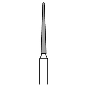 Fraise pour Turbines Diamantée Diamètre 1 mm Micromoteurs et Fraises