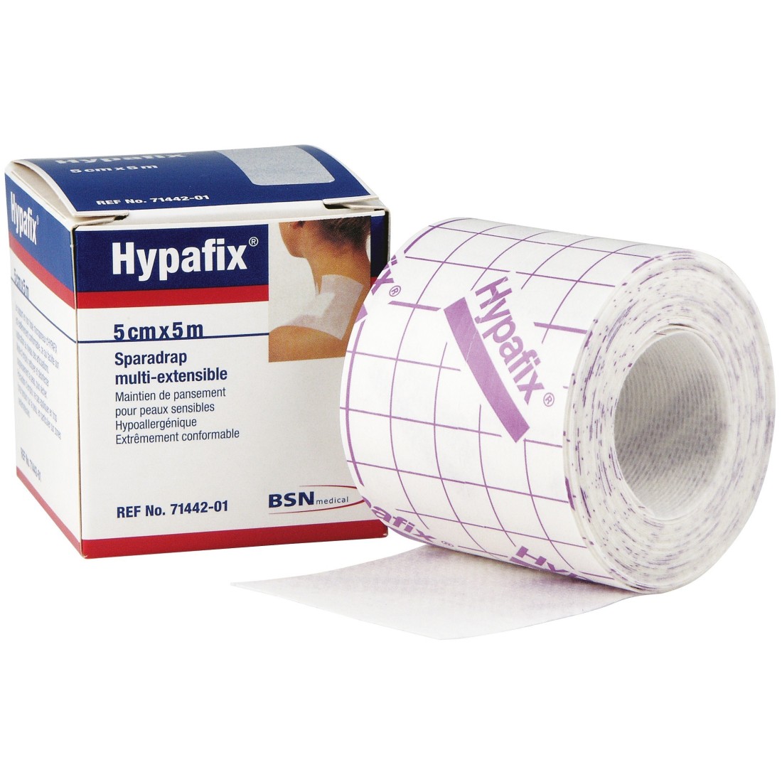 Hypafix Transparent - Tissu non-tissé auto-adhésif pour pansement - 1 pièce  - BSN Médical