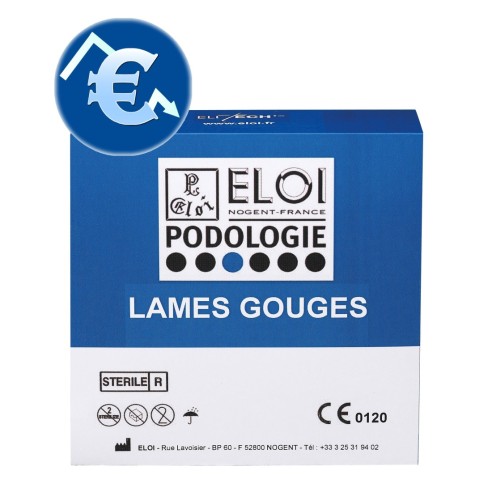 Lames de Gouges Steriles Eloi x100