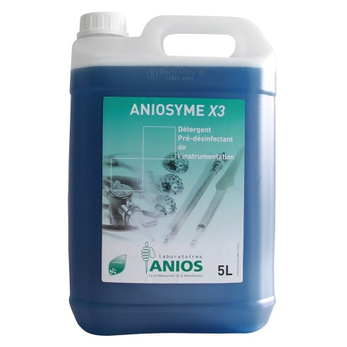 Détergent Pré-Désinfectant Aniosyme X3 Bidon 5 Litre Anios