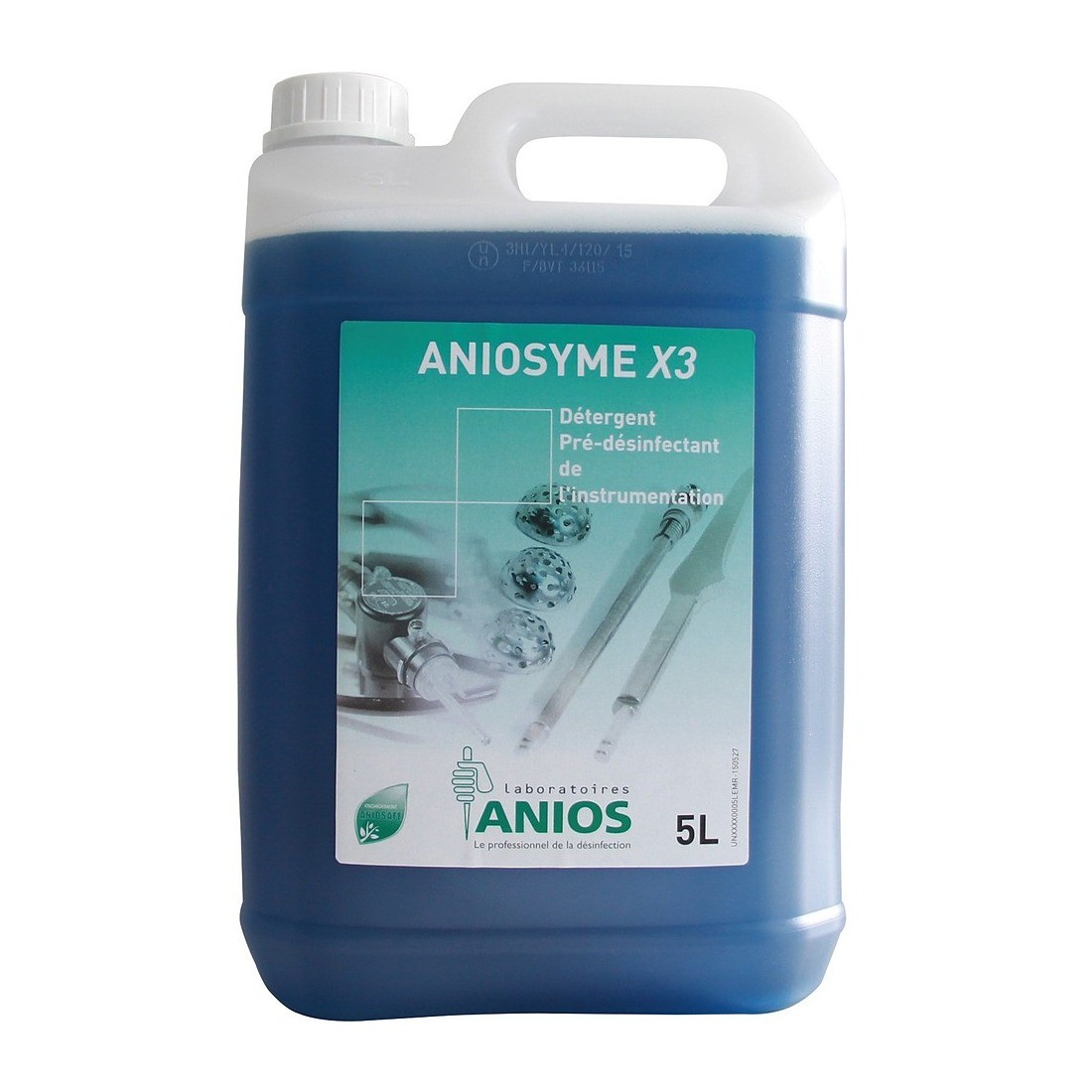 Détergent Pré-Désinfectant Aniosyme X3 Bidon 5 Litre Anios