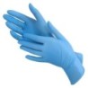 Gants Nitrile Non Poudrés Bleu Taille S 6/7 Usage Unique et Accessoires