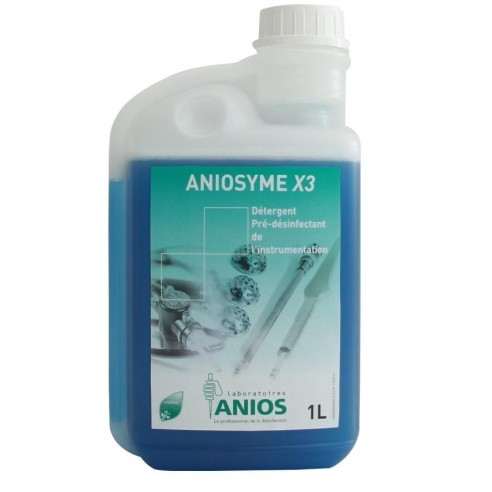 Détergent Pré-Désinfectant Aniosyme X3 Bidon 1 Litre Anios