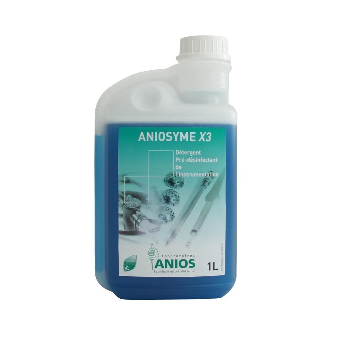 Détergent Pré-Désinfectant Aniosyme X3 Bidon 1 Litre Anios