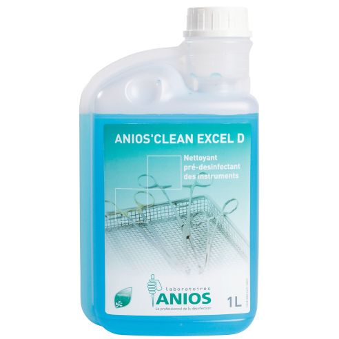 Nettoyant Pré-désinfectant Anios Clean Excel D Bidon 1 Litre avec Bouchon Doseur