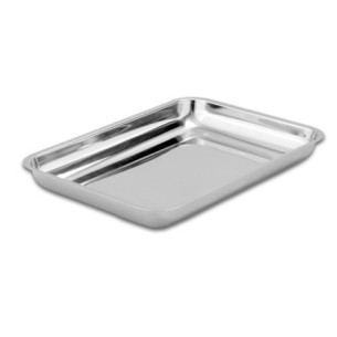 Plateau en Inox 210 x 160 x 25 mm Usage Unique et Accessoires