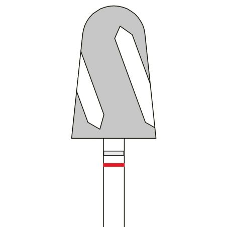 Fraise Diamantée Céramique Diamètre 9.5 mm Grain Hybride Fin Enlèvement des Callosités Initiales