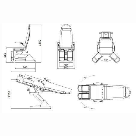 Fauteuil Podoleg Euroclinic