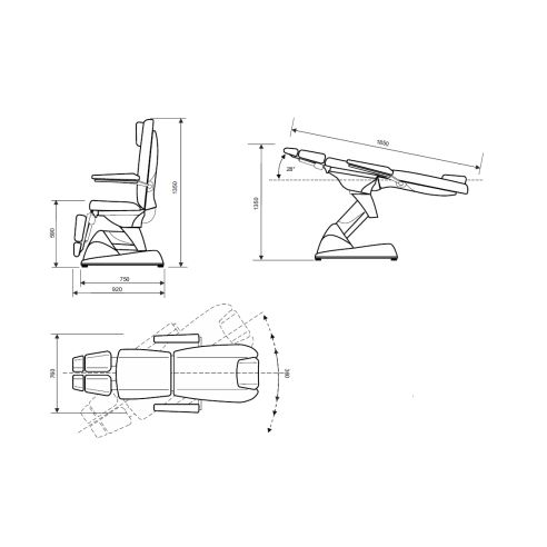 Fauteuil Podoleg Euroclinic
