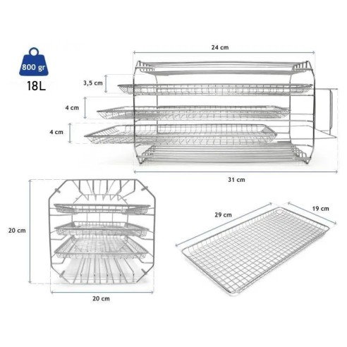 Autoclave Classe B - Premium 18/23L