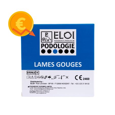 Lames de Gouges Steriles Eloi x100