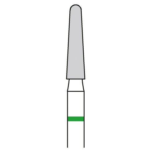 Fraise Diamantée Standard Diamètre 2.5 mm Abrasion des Callosités et Dégrossissage de l'Ongle