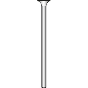 Fraise Diamantée Grain Moyen Diamètre 6.5 mm Top Grip Micromoteurs et Fraises