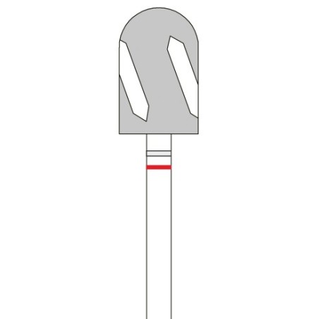 Fraise Diamantée Céramique Diamètre 7.5 mm Grain Hybride Fin Enlèvement des Callosités Initiales