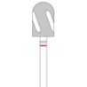 Fraise Diamantée Céramique Diamètre 7.5 mm Grain Hybride Fin Enlèvement des Callosités Initiales Micromoteurs et Fraises