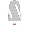 Fraise Diamantée Céramique Diamètre 11.5 mm Grain Hybride Fin Enlèvement des Callosités Initiales Micromoteurs et Fraises