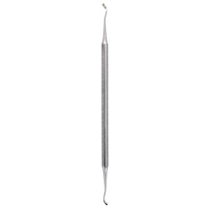 Instrumentation Curette Double 17 cm Grande Spatule Inox