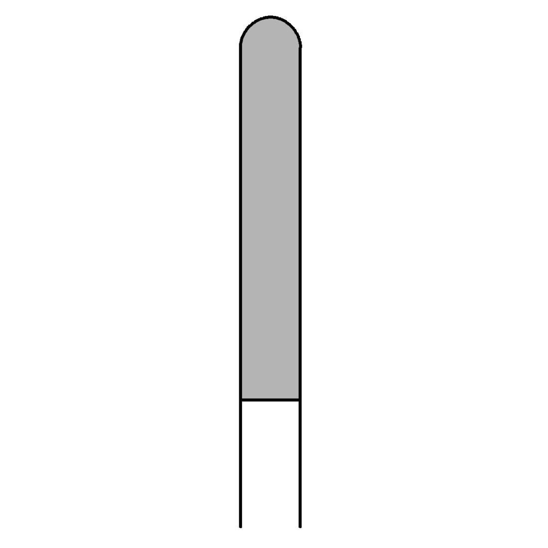 Fraise 429X Carbure de tungstène - Finition surfaces ongles avant polissage  - 4,5 mm